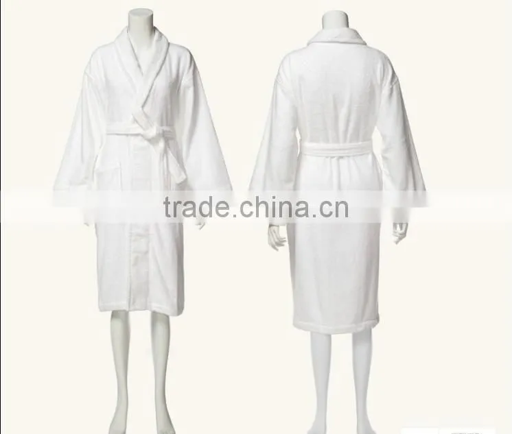 100% Cotton Terry Bathrobe Hotel Robe,100% organic cotton hotel bathrobe,nightwear gown
