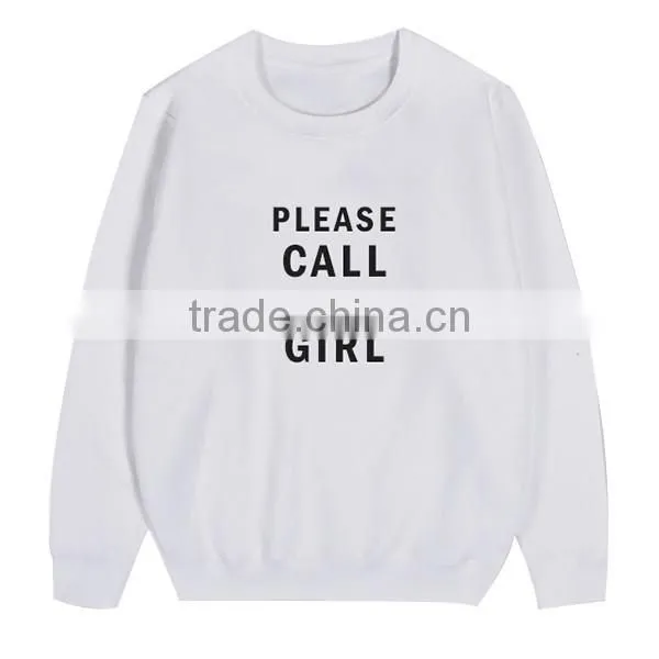 Wholesale sweatshirt woman ladies personalized design printed sweatshirts