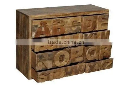 Retro Wooden Wardrobe