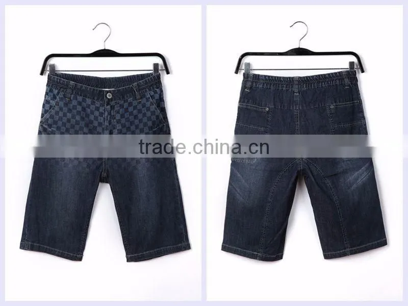 2016 European and American woven boys denim gradient printing pants fashion skinny child jean