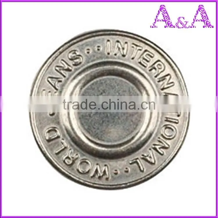 jeans button jacket metal buttons