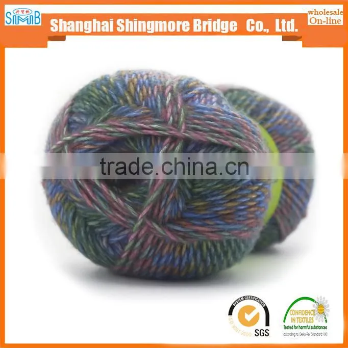 china suppliers supply high quality air yarn, 1/2.2Nm Acrylic polyester blend yarn with cheap price, hand knitting yarn for hat