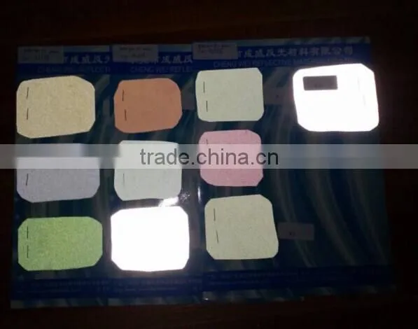 EN471 glow in the dark reflective material for shoes
