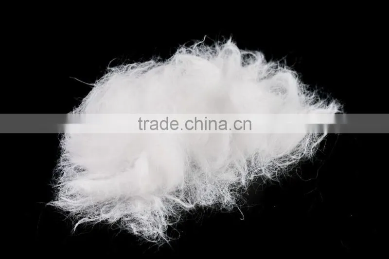 polyester staple fibre white