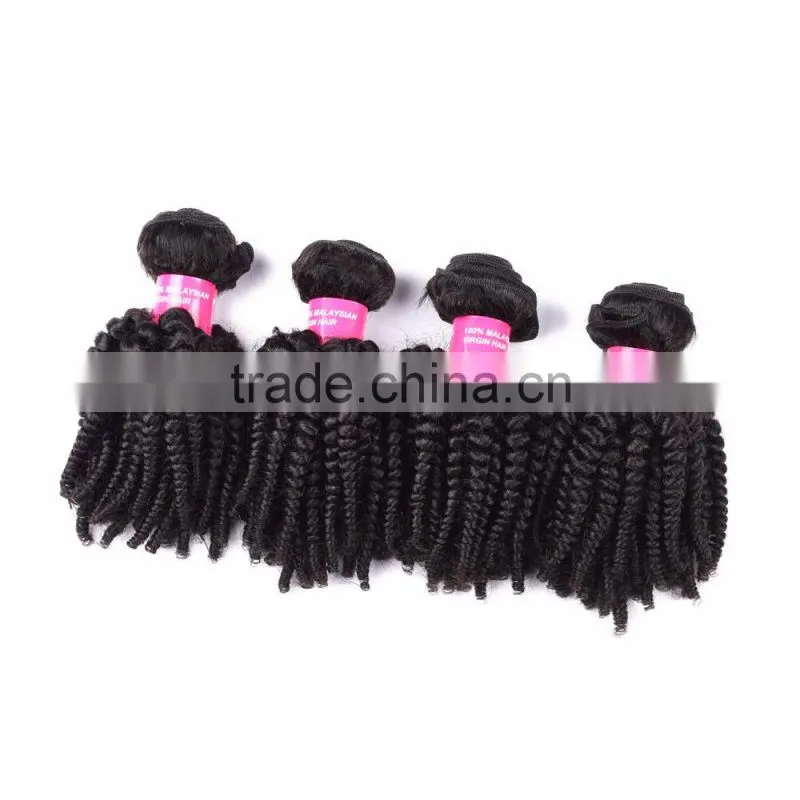 On Sale Virgin Malaysian afro kinky curl Human Hair Extension