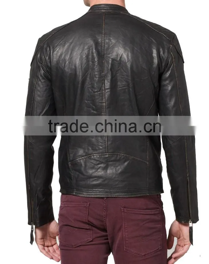 UK FLAG LEATHER JACKET