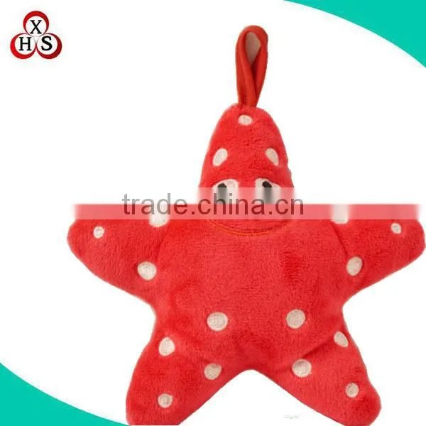 High quality soft plush animal shaped baby rattles