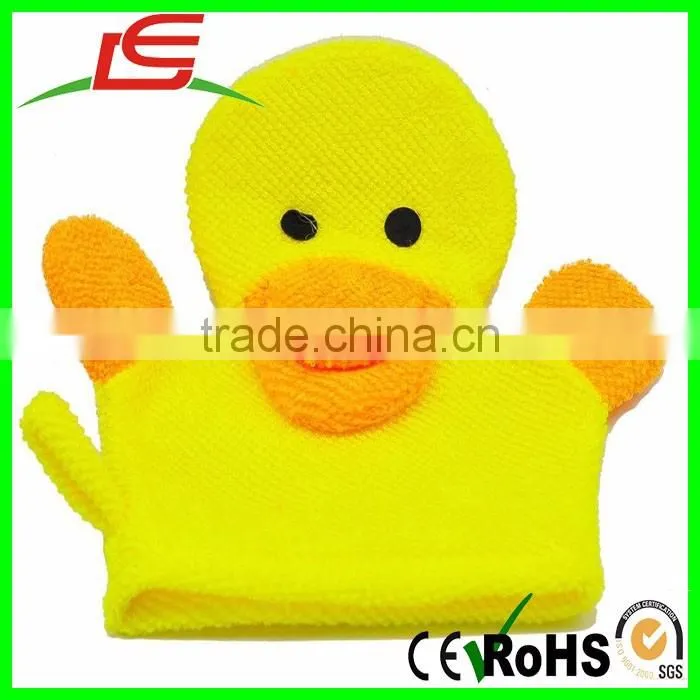New Baby Kids Hand Puppet Wash Shower Glove Bath Sponges