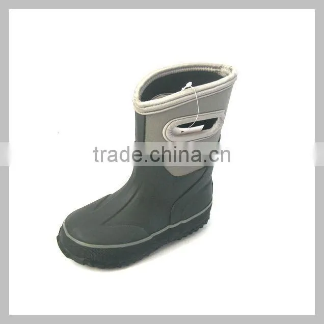 5mm neoprene girls' rain boots