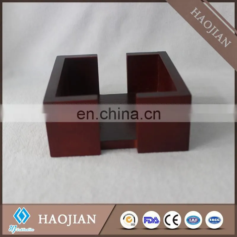 Square coaster rack square wine rack olive wood racks for glass coasters