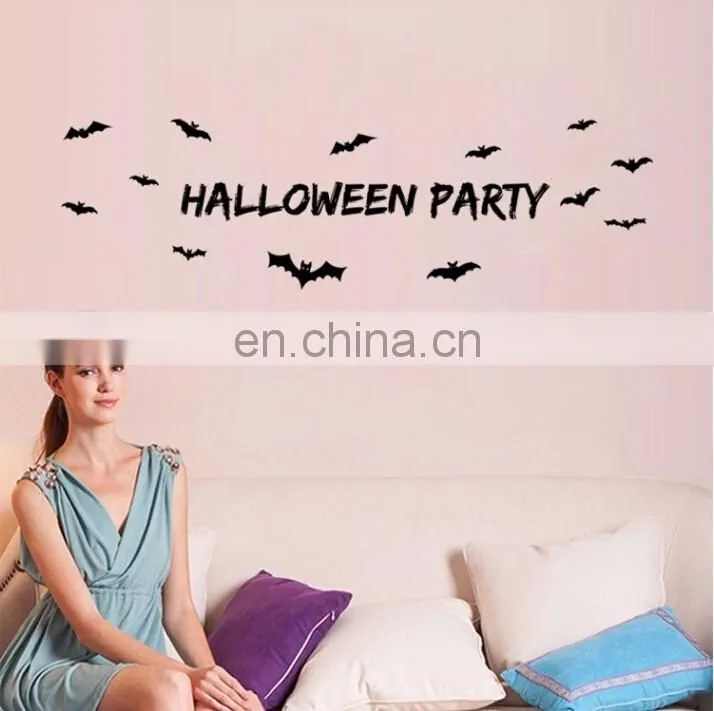 Halloween Theme Bats Window/Wall Sticker Halloween Decoration Home Decoration