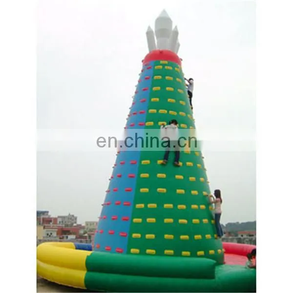 Cheap Giant Inflatable Climbing/inflatable rock climbing slide
