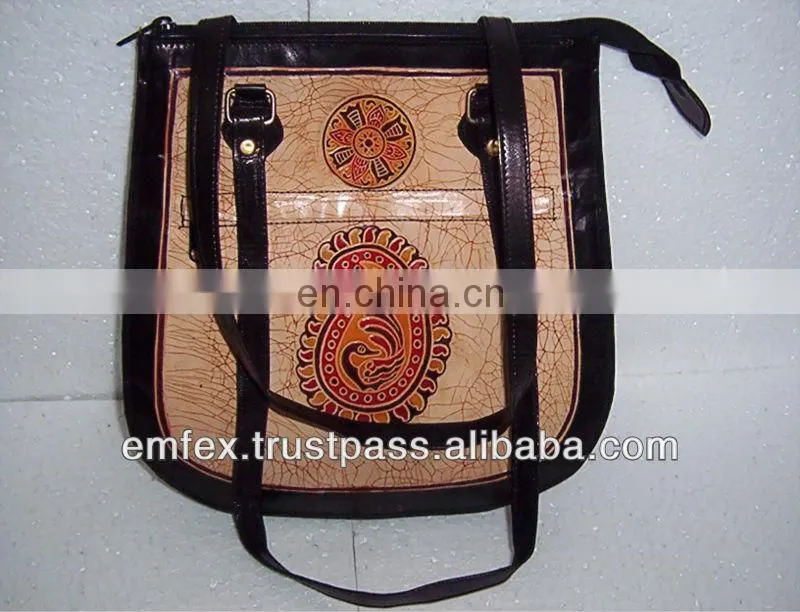 Manufacturer of Leather bags, handbags, purses, original leather bags exporter