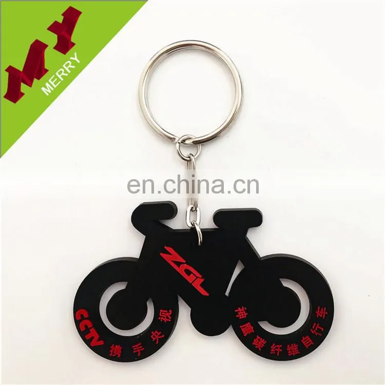 Promotional crafts cheap plastic keychain wholesale