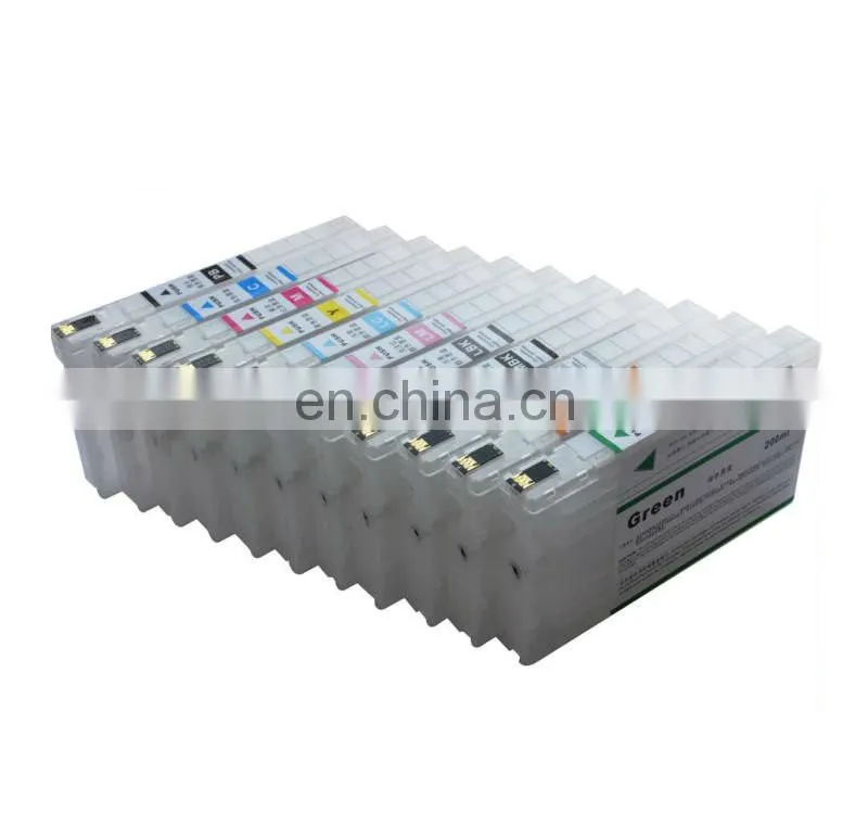 2017 New Empty For Epson 4900 4910 Refilled Ink Cartridge with auto reset chips