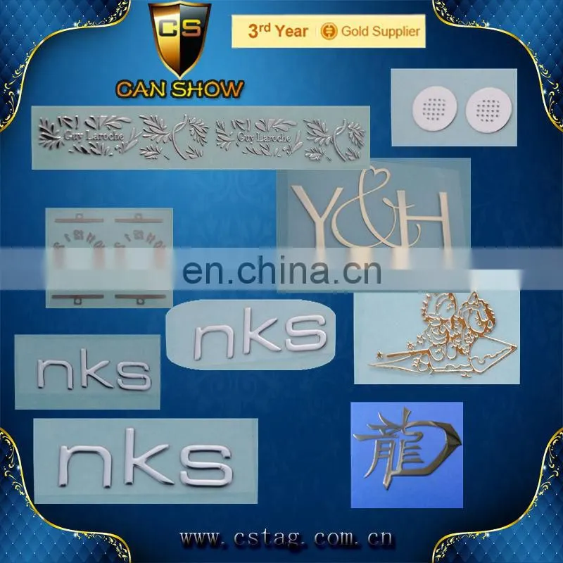 CD pattern metal stickers