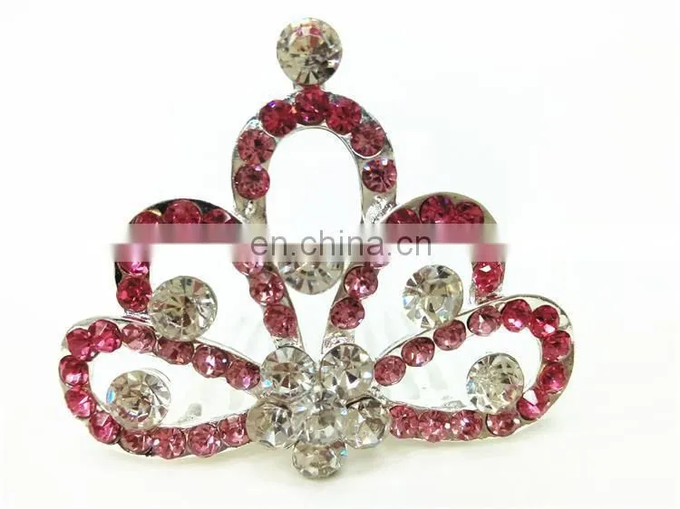 Alloy Crystal Crown Tiaras Wholesale Princess Flower Handmade Bridal Tiaras