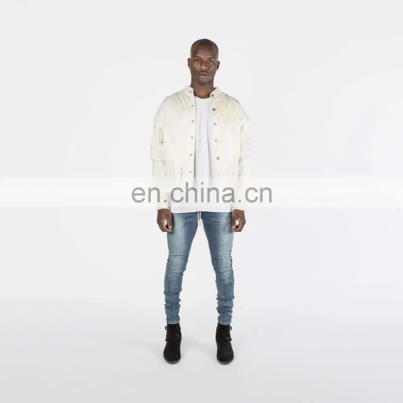 DiZNEW Italian Mens Strange Straight Leg Fit Stylish Jeans men