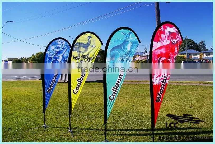 flag pole teardrop banner