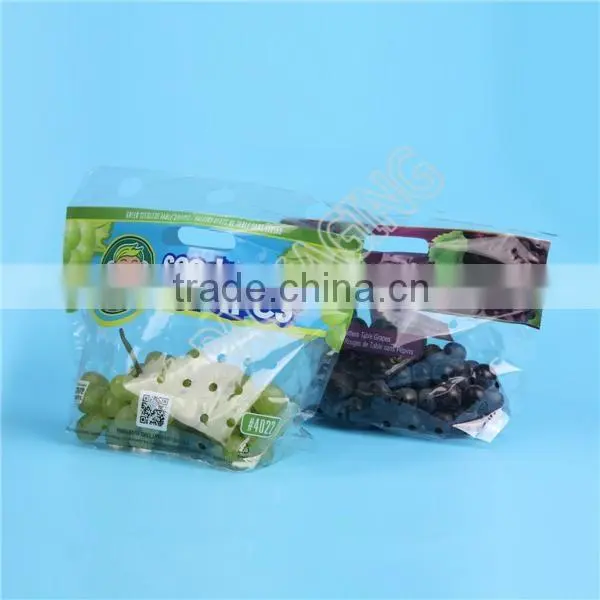clear LDPE Chinese plastic bag for fruit packing