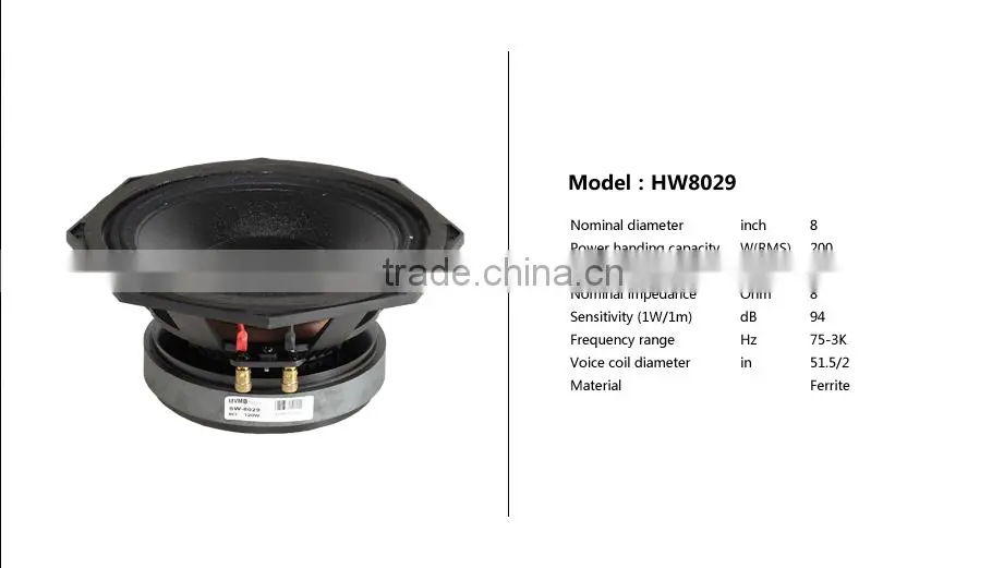 professional sound speakers system speaker box for Conference room, passive speakers subwoofer