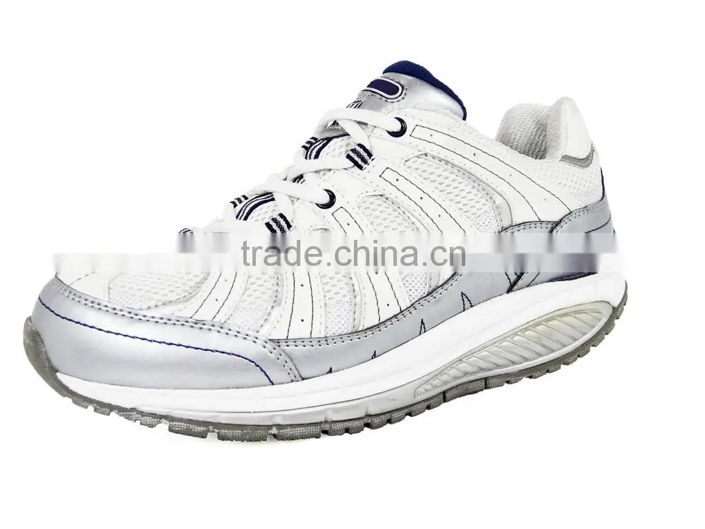 Special curved extra excercise sole women sport walking shoe