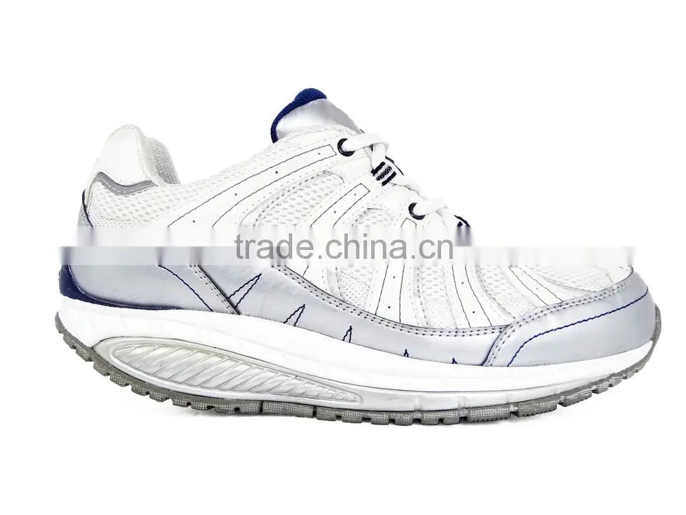 Special curved extra excercise sole women sport walking shoe