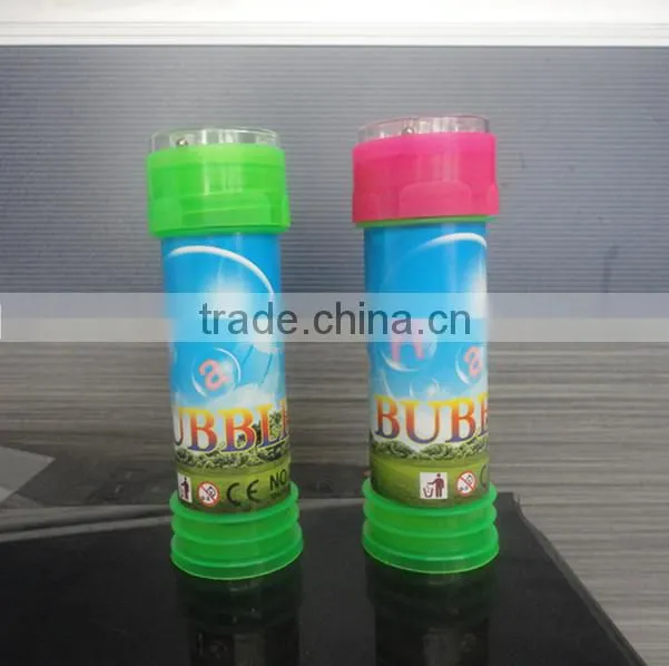 bubble game ,60ml bubble water with maze game on the top bottle