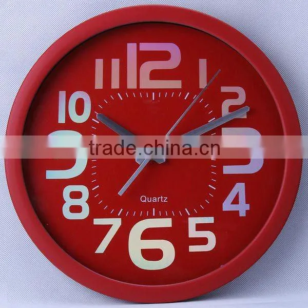 aluminum material decorative wall clock