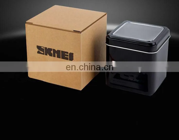 original design black big dial fashion waterproof silica gel strap skmei 1255 digital smart watch for men