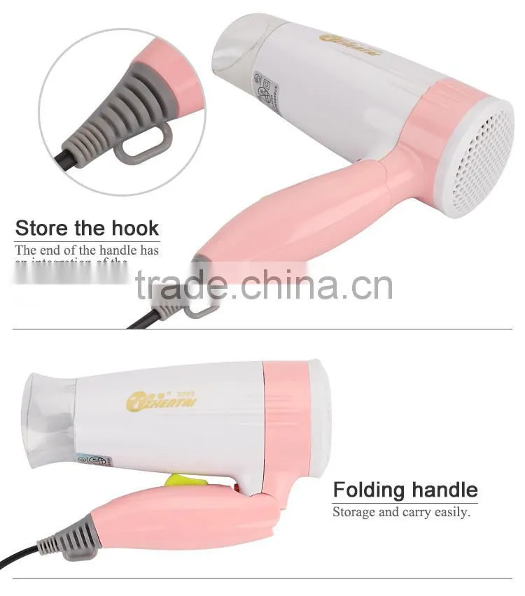 Foldable Hair Dryer Travel Cordless Hair Dryers with Diffuser