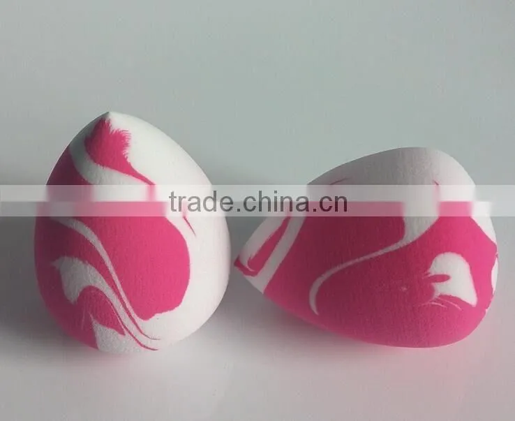 Mixed color heart shape water drop shap powder sponge cosmetic sponge