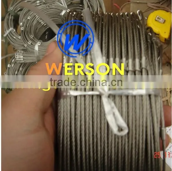 diamond rope mesh and ferrule mesh,anti bird mesh,stainless steel wire rope mesh for staircase | generalmesh
