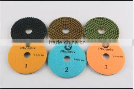 Premium granite wet polishing pad