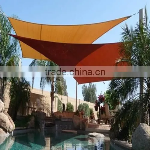 Cheap colourful Home Garden Outdoor Sun Shade sail carport with Sun UV protection