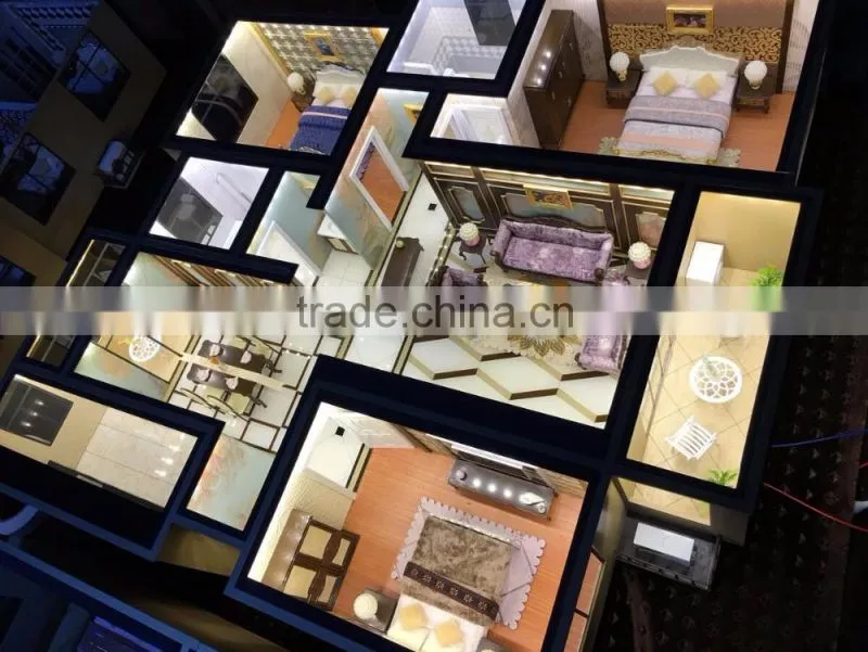 Customized 3D interior family model scale model making home layout model making 3d building model miniature
