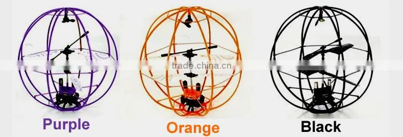 China Manufacture 3 Channel RC Flying Ball with gyroscope, Infrared transmitter, Flying Football, RC Soccer UFO