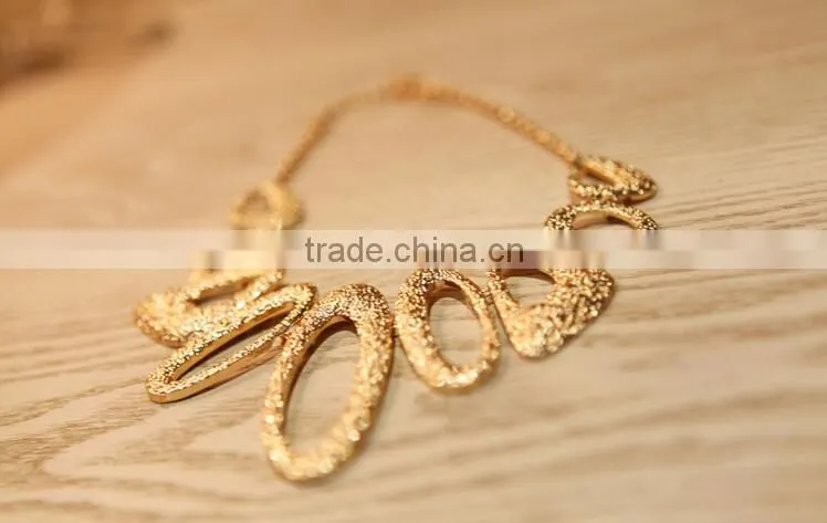 China Jewelry Wholesale Women Gold Design Luxury Necklace
