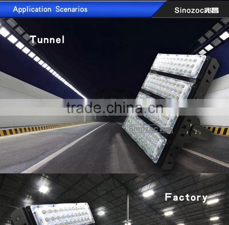 Sinozoc IP65 AC85-265V outdoor waterproof led tunnel light 200W led tunnel lamp 50W 100W 300W 150w led tunnel light