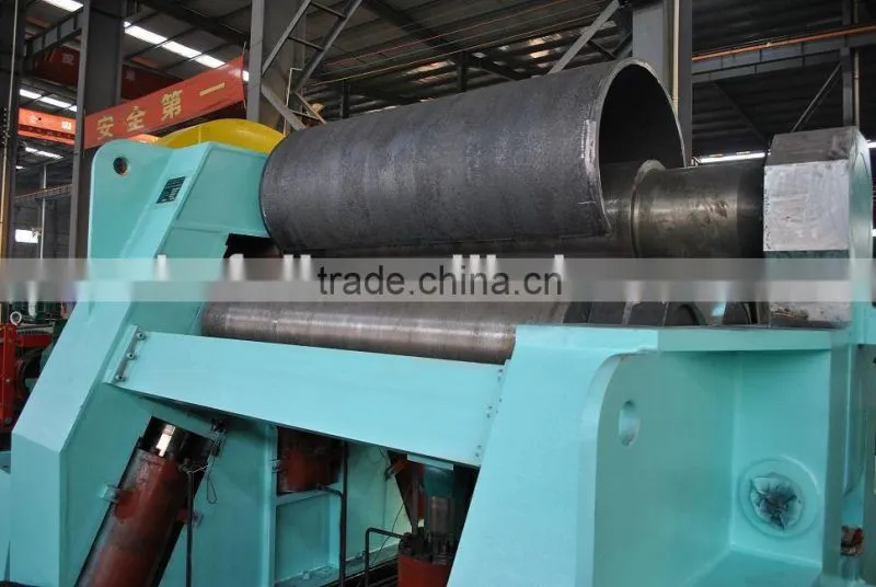 W12-8/ 2500 metal sheet 4 roller bending machine 4 roller rolling machine