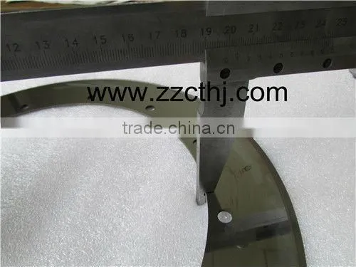 310mm*210mm*2mm carbide alloy grinding circular cutter with 12 threaded hole