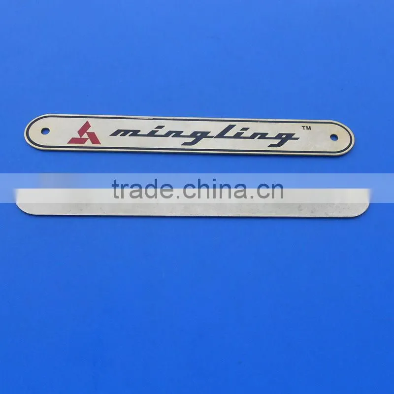 OEM metal logo metal name plate for funiture