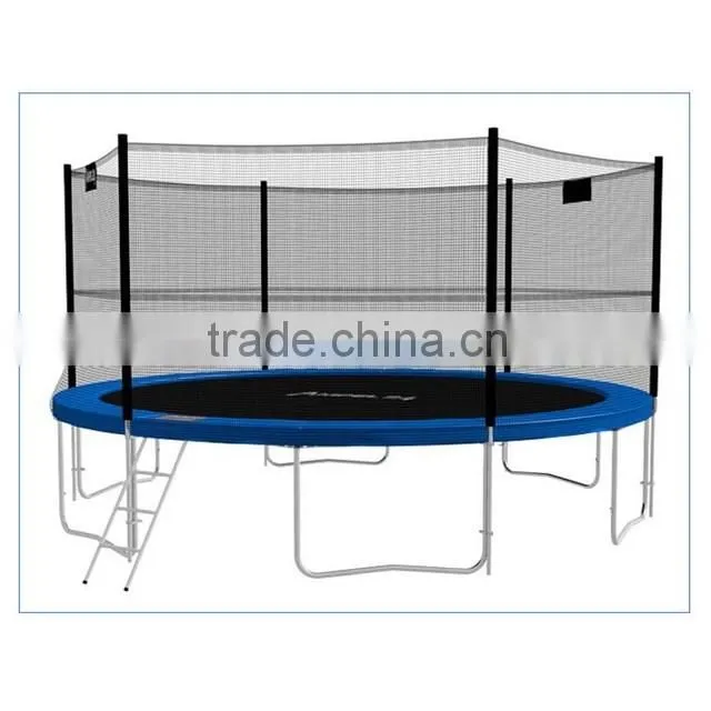 2016 hot selling 15FT garden games trampoline with safety net