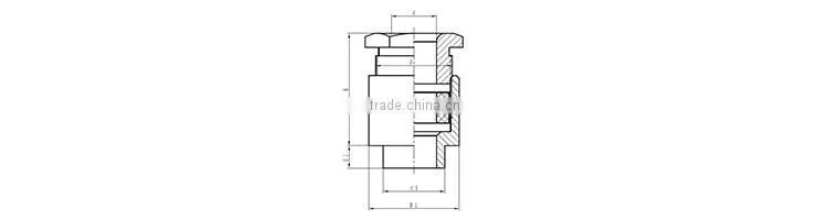 TH Soldiered Type Marine Cable Glands