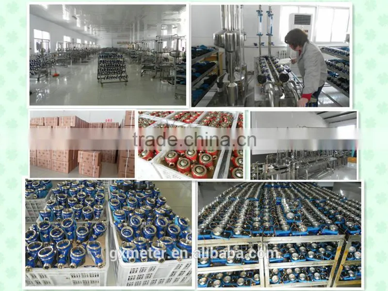 positive displacement water meter brass body