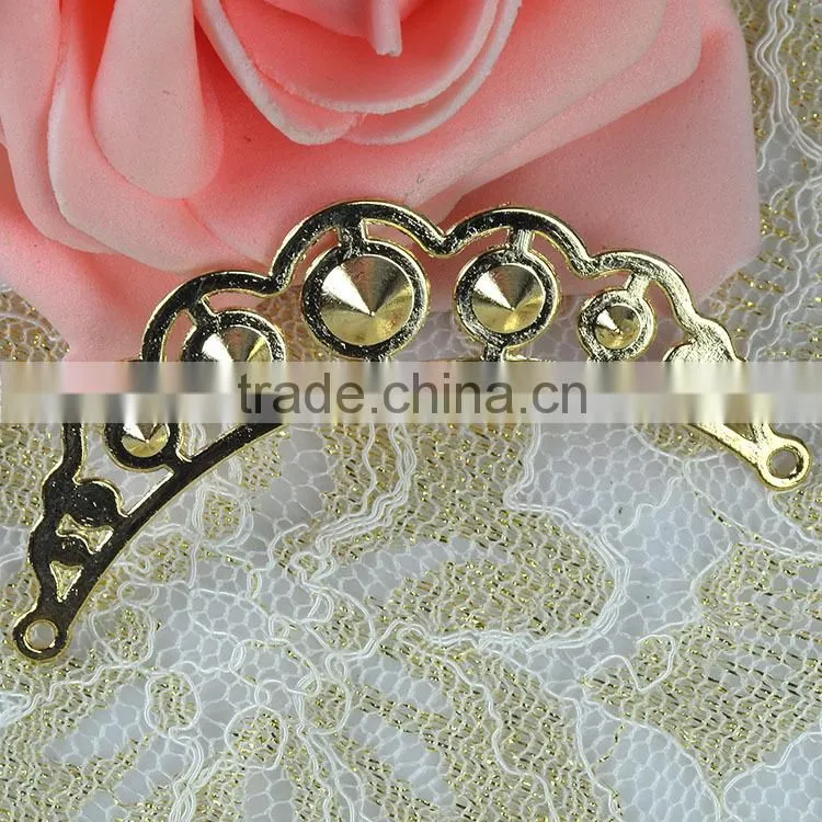 Elegant rhinestone high heel buckle,metal buckle for high heel decoration