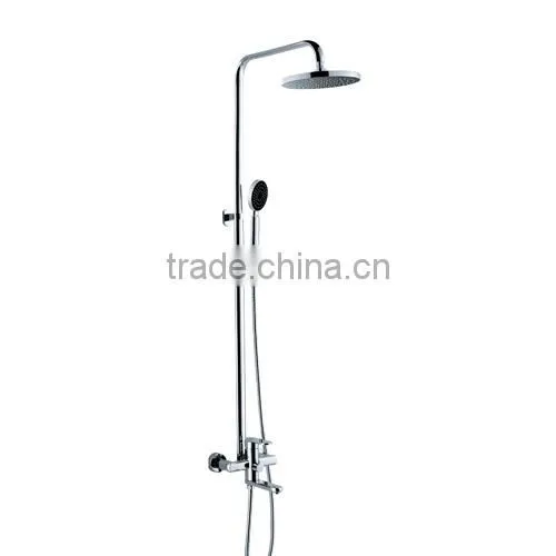 Chrome Deck Mounted Single Handle Sink Faucet Hot and Cold Water