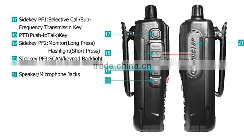 Wholesale KG-UV8D handheld 400-520mhz uhf radio 2-way