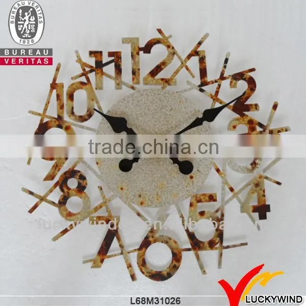 art minds design decoration clock metal
