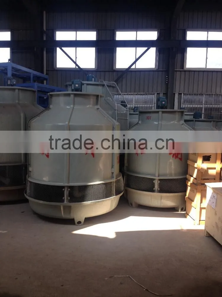 Round type counter current Water cooling tower for water chiller system